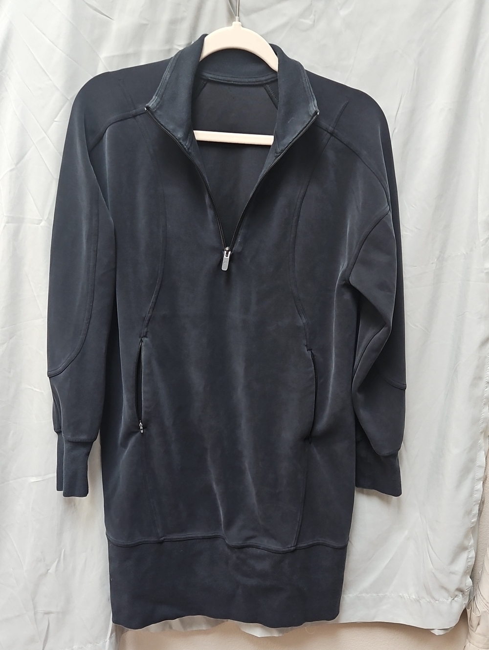 Lululemon Softstreme Long Sleeve Half - Zip Dress Black